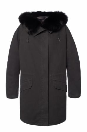 Fur-trimmed jacket, zdjęcie 1 Fur-trimmed jacket od Yves Salomon